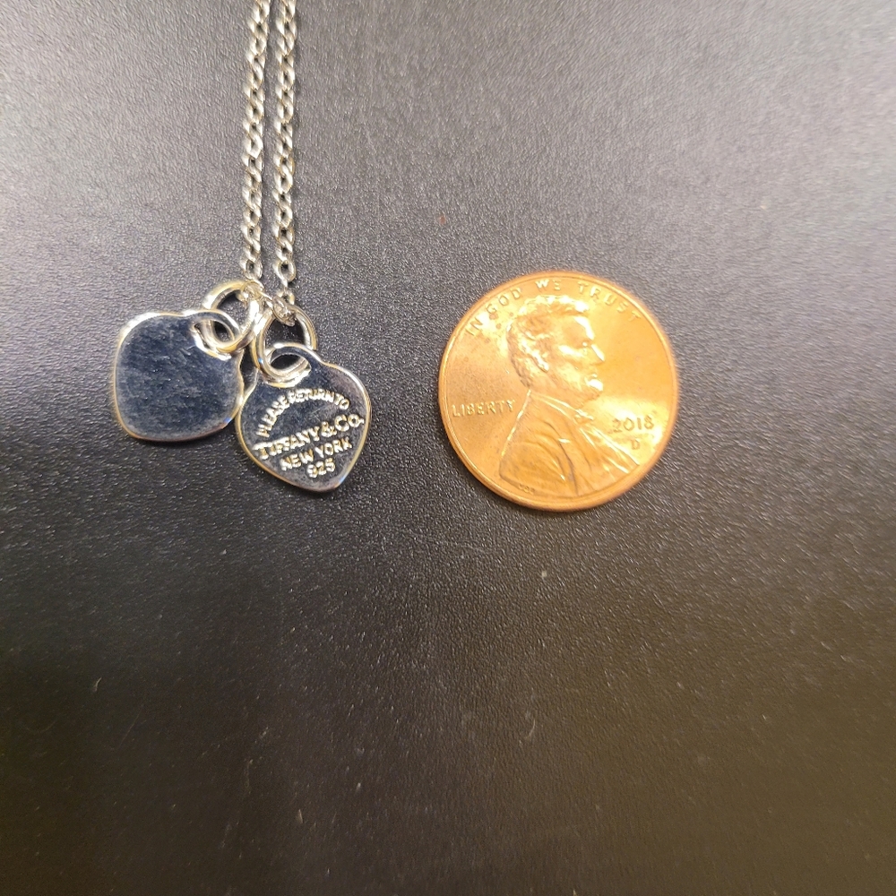 Double hearts necklace